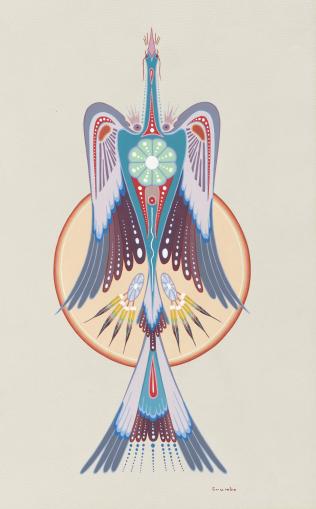 ウッディ・クランボ /【spirit House 】【Peyote Bird】 02.345_crumbo_peyote